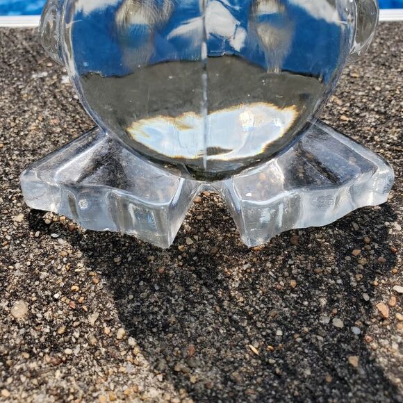 RARE 1940's Vintage Paden City Glass Barth Art Pelican 10" Crystal Glass Art - Picture 11 of 13